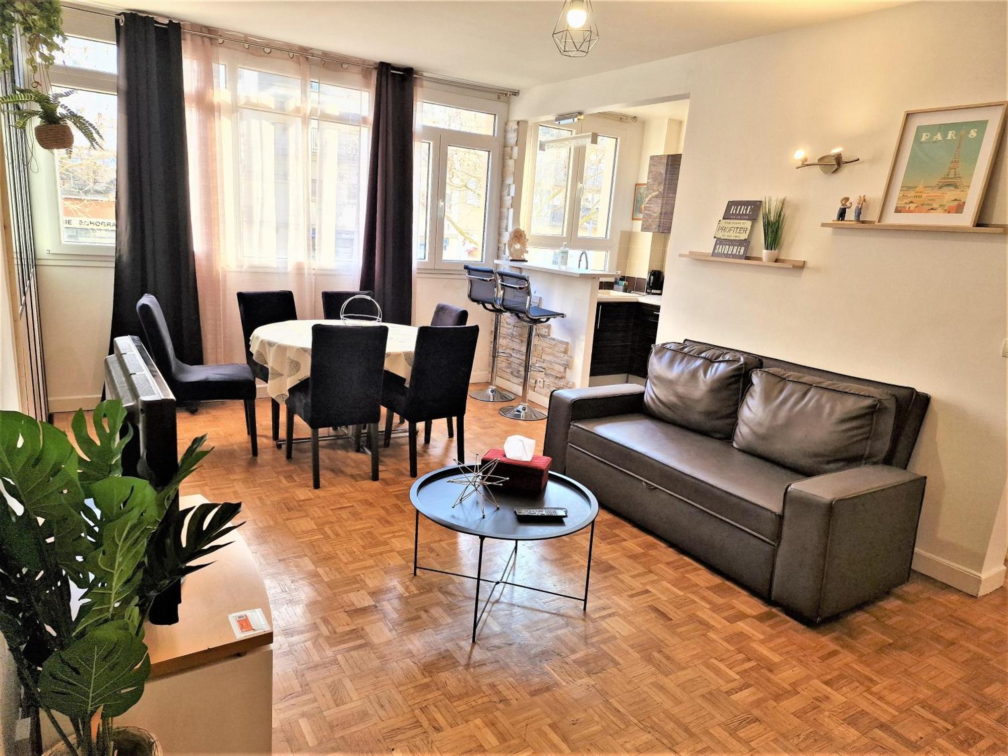 Appart' Convivial 3 Ch 73m² A Proximite De Paris Apartamento *